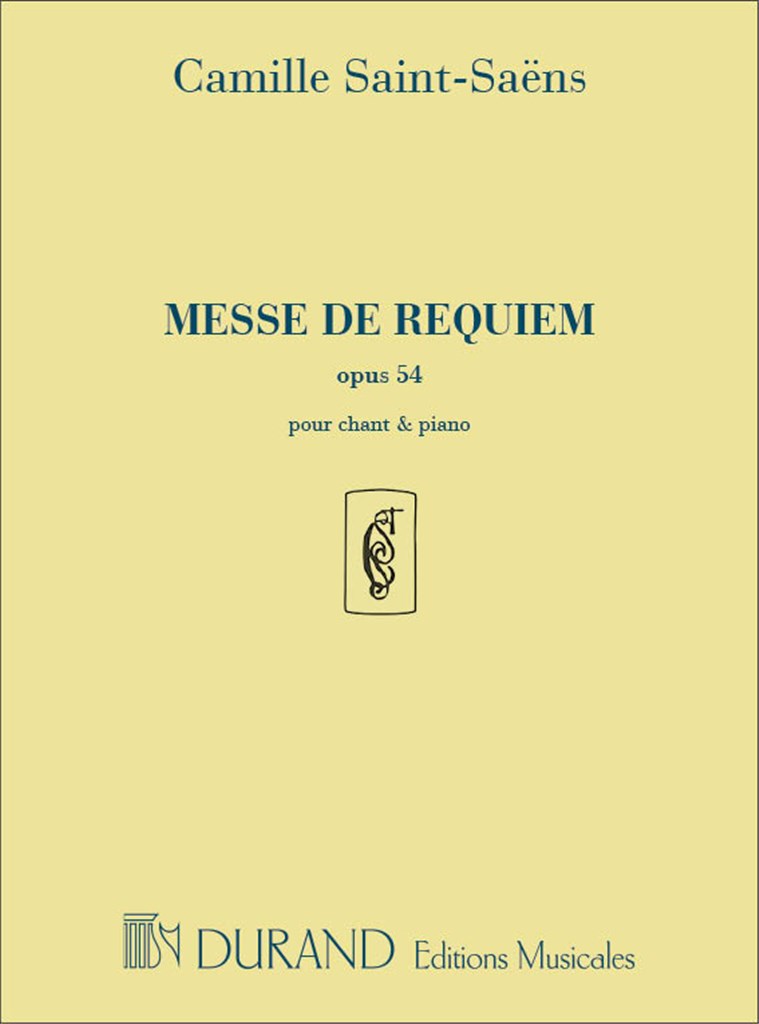 Messe De Requiem Opus 54 - Pour Chant Et Piano